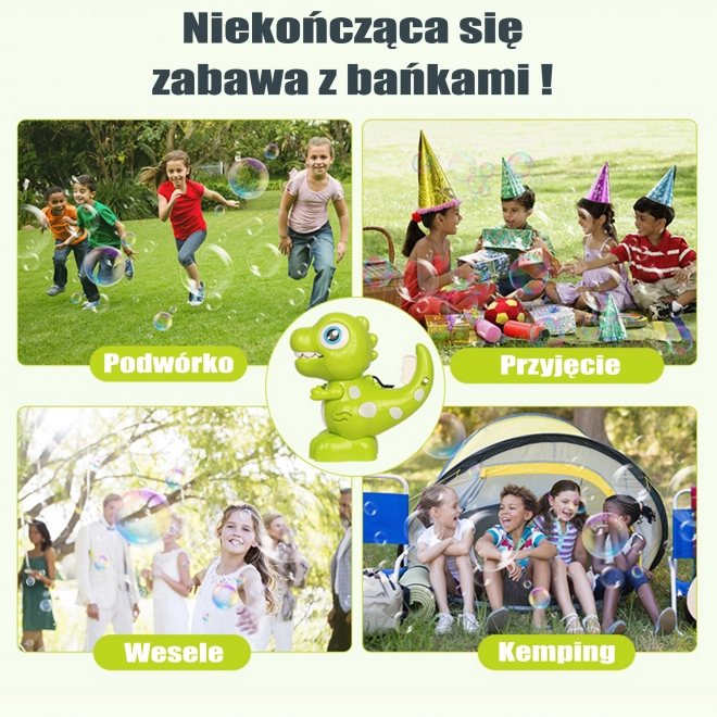 Woopie Dino-Maschine für Seifenblasen
