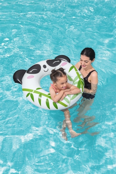 Schwimmring für Kinder mit Panda- und Froschmotiv