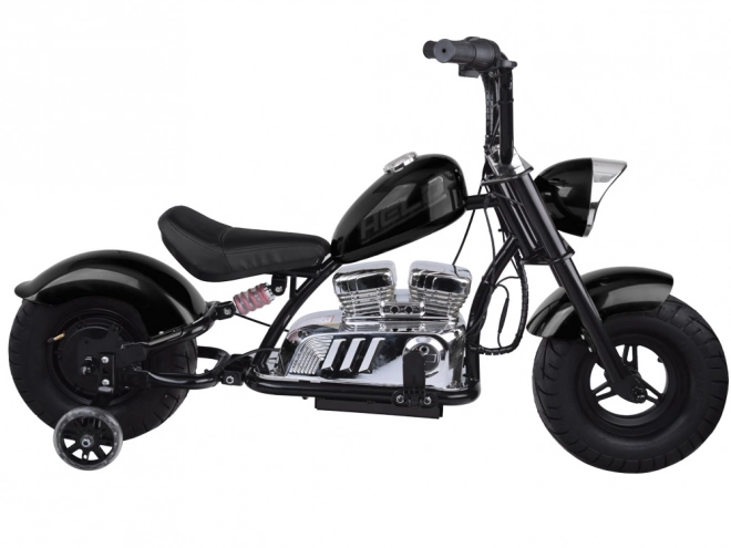 Elektrisches Motorrad Chopper für Kinder – Schwarz