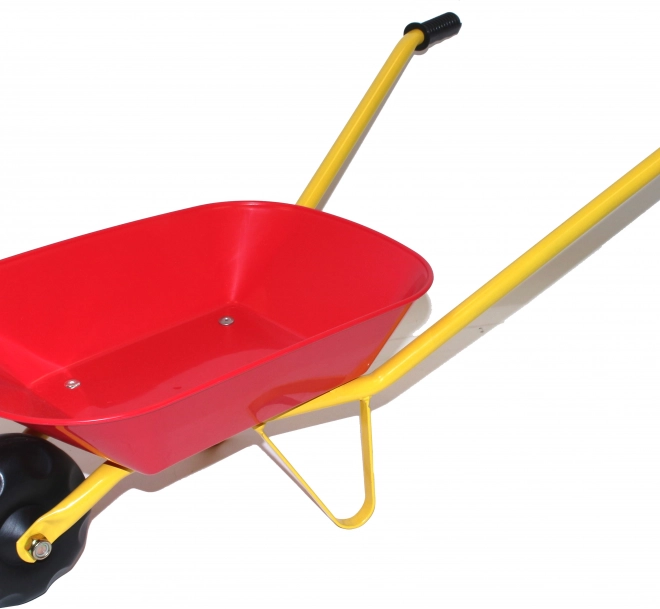 Kinderschubkarre mit Kunststoffmulde – rot
