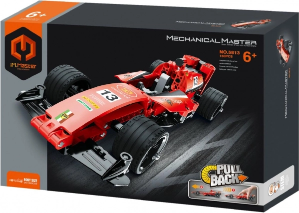 Rennwagen-Baukasten mit Rückziehmotor iM.MASTER, 150 Teile