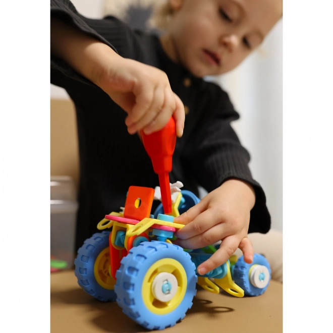 Konstruktionsset Fahrzeuge für Kinder 6v1