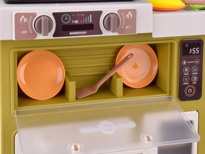 Ofen, Spülmaschine und Kühlschrank für realistischen Spielspaß