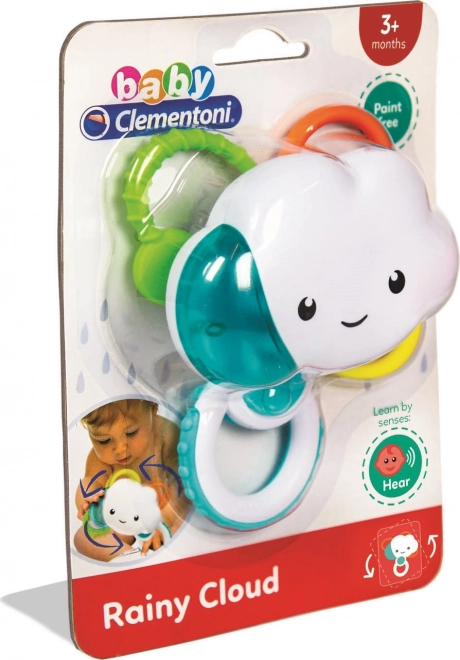 Clementoni Baby Regenwolke Rassel 2-in-1