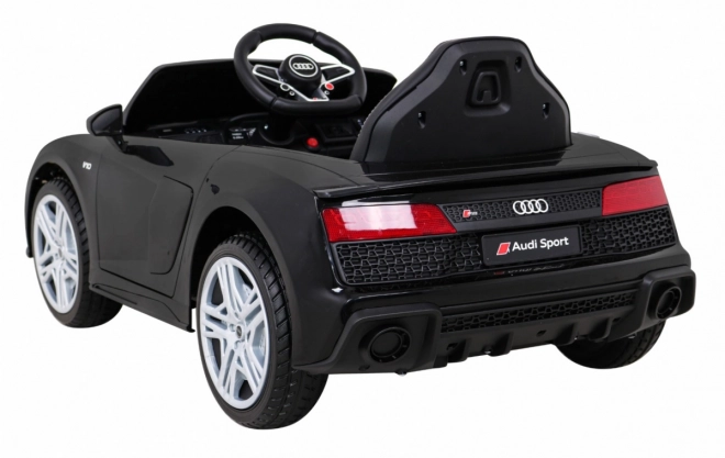 Audi R8 LIFT Batterieauto + Fernbedienung + EVA Räder + MP3 + LED – Schwarz