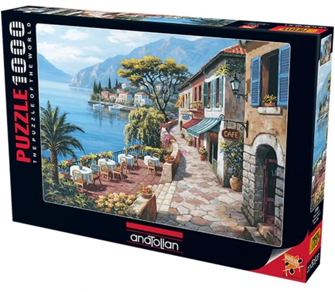 Puzzle Café Ansicht II 1000 Teile