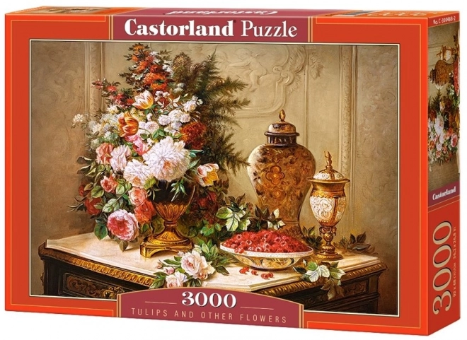 Puzzle 3000 Teile Tulpen und andere Blumen