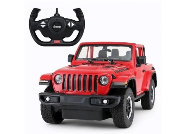 Auto R/C Jeep Wrangler Rubicon 1:14 Rastar – Rot