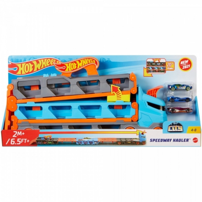 Hot Wheels 2-in-1 Renntransporter