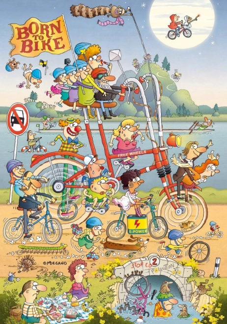 Puzzle HEYE Auf Ausflug von Marino Degano 500 Teile