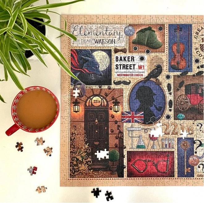 Gibsons Puzzle Buchclub: Sherlock Holmes 1000 Teile