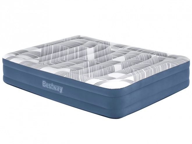 Bequeme Matratze Bestway 2s Queen 203x152x36cm mit eingebauter Pumpe 6712Y