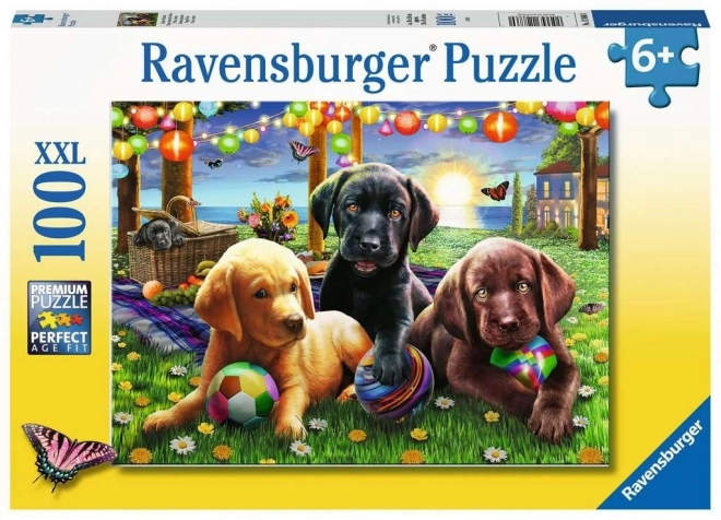 Ravensburger Puzzle Hunde-Picknick XXL 100 Teile