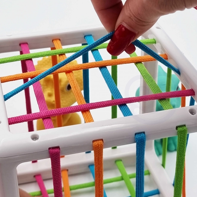 Elastischer Sensorik-Würfel mit Dinosauriern für Kinder