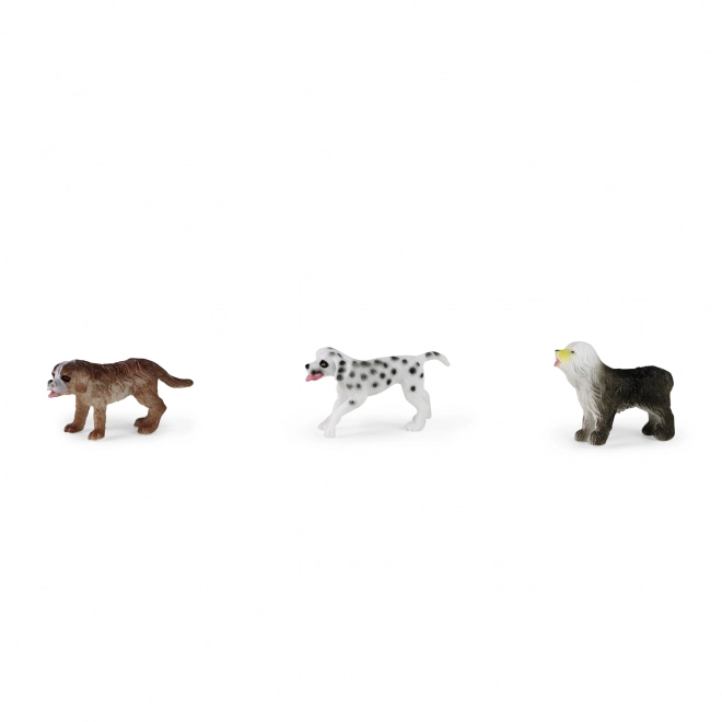 Kleine Hundefiguren im 12er Set