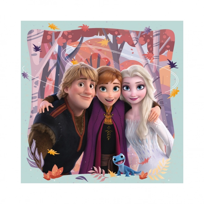 Disney Die Eiskönigin Herbst Freude Puzzle 3x55 Teile