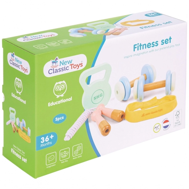 Holz Fitness Set für Kinder