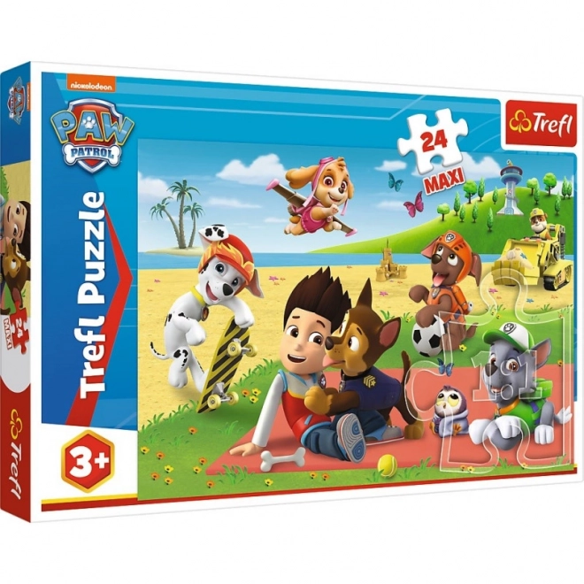 Maxi Puzzle 24 Teile - Spielspaß mit PAW Patrol