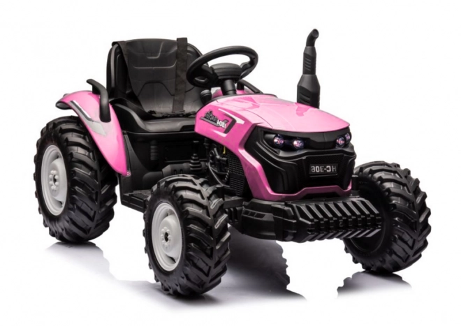 Rosa Akku-Traktor für Kinder 24V