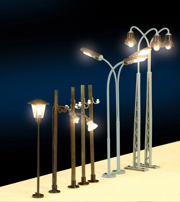 Piko Holzbeleuchtetes Stützleuchten (LED), einflammig - 55750