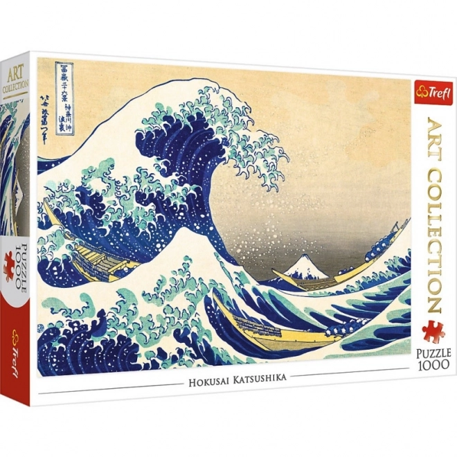 Trefl Puzzle Kunstsammlung: Die große Welle vor Kanagawa 1000 Teile