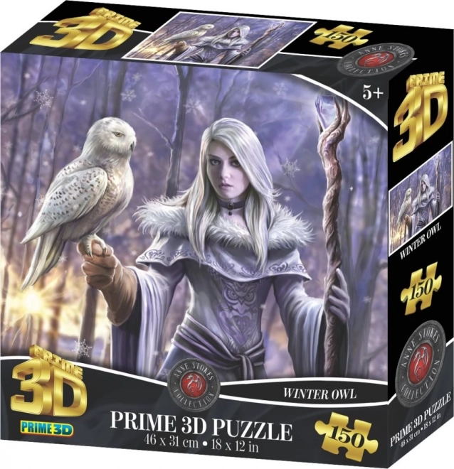 Winter-Eule 3D Puzzle 150 Teile