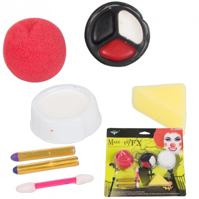 Clown Make-up Set für Halloween und Cosplay