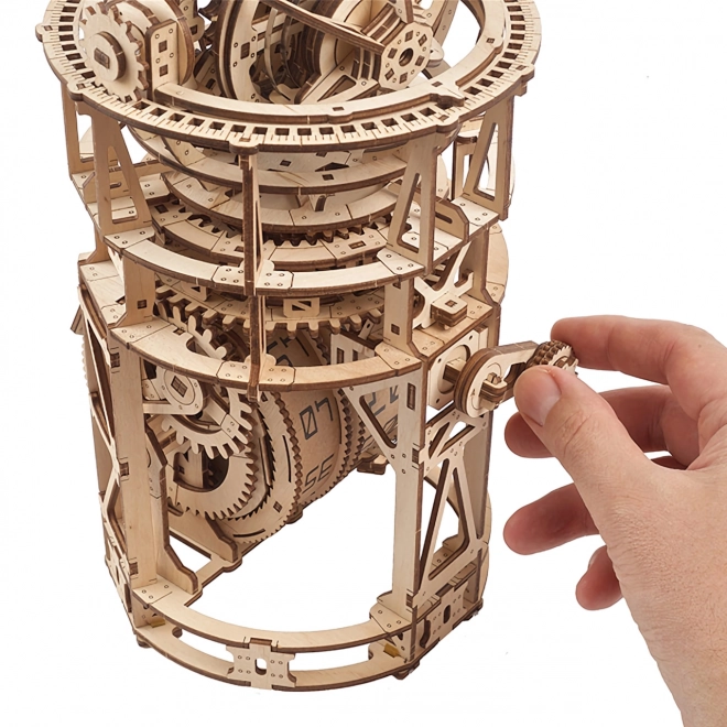 Mechanische 3D-Puzzle Sky Watcher Tourbillon Tischuhr von UGEARS