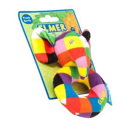 Regenbogen Rasselring Elmer