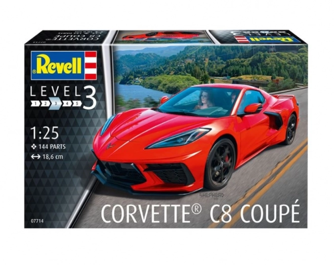 Modellauto Corvette C8 Coupé im Maßstab 1:25