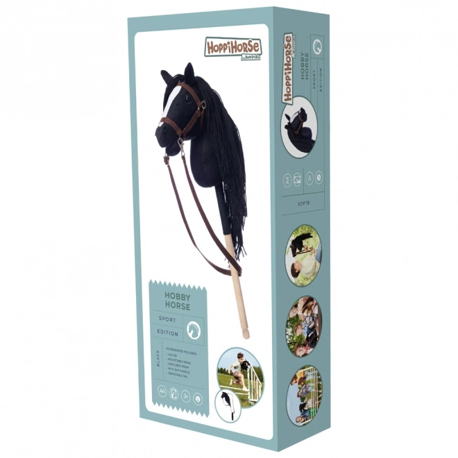 Hobby Horse auf Stange schwarz