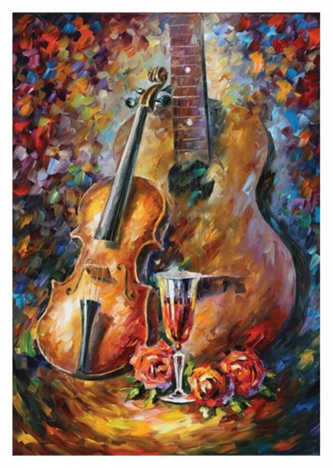 Puzzle Gitarre und Geige 500 Teile