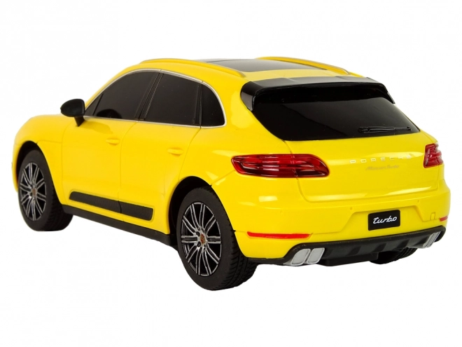 R/C Auto Porsche Macan Turbo Gelb im Maßstab 1:24