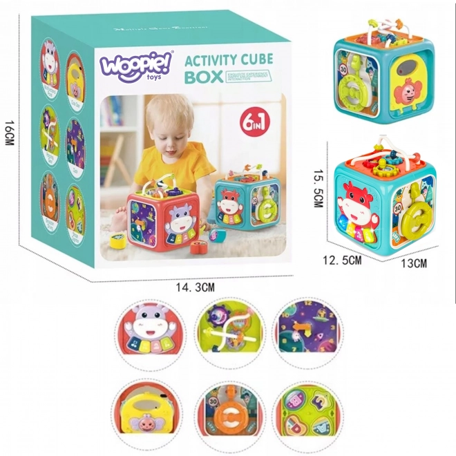 Interaktive Montessori-Würfel 6w1 von Woopie