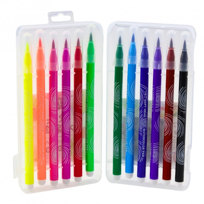 Aquarellmarker im Organizer 12 Farben