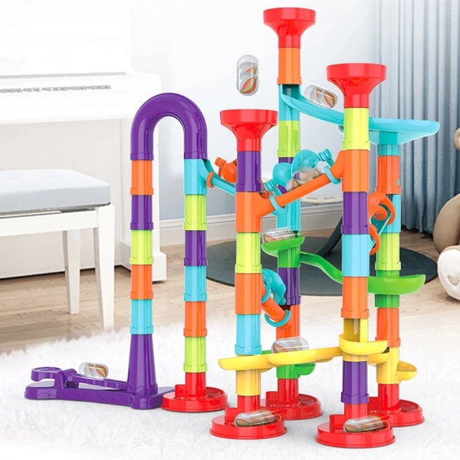Woopie spiralen-kugelbahn set 76 teile