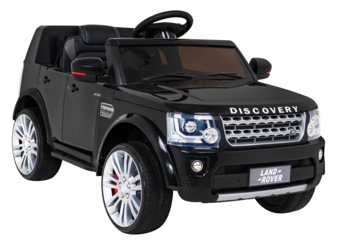 Land Rover Discovery Elektrisches Kinderauto Schwarz + Fernbedienung + EVA Räder + Langsamer Start + Radio MP3