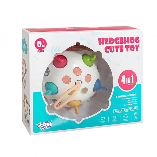 Woopie Baby 4-in-1 Sensorisches Spielzeug Igel Pop-it