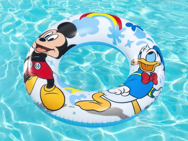 Aufblasbarer Schwimmring Mickey Mouse und Donald Duck 56 cm