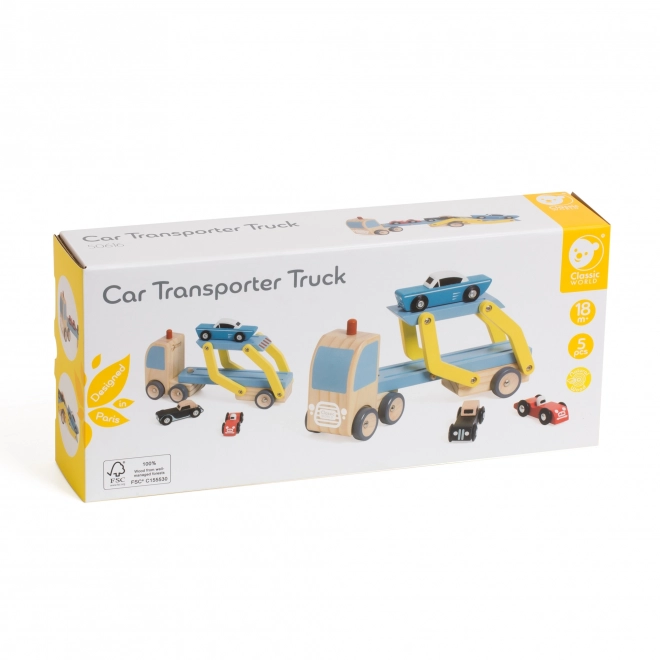 Holztransporter Classic World Spielset