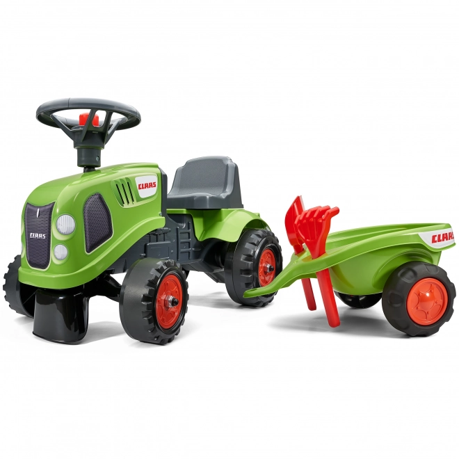 Falk Lauflernwagen Baby Claas mit Anhänger