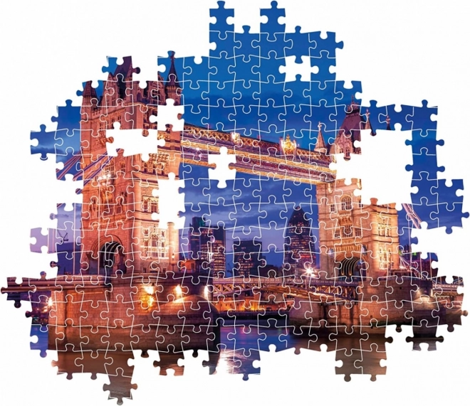 Clementoni Puzzle Tower Bridge bei Nacht