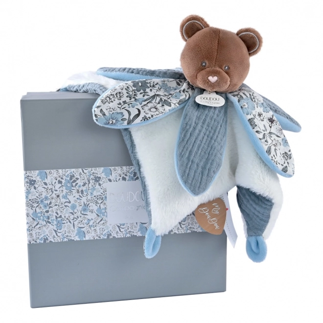 Doudou Geschenkbox - Plüsch Teddy Schmusetuch