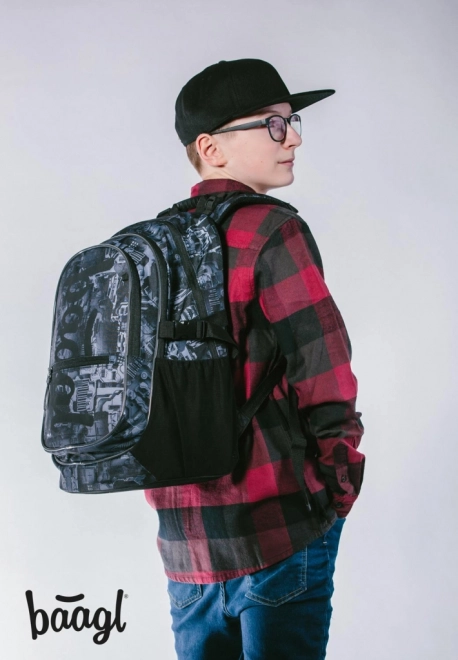 BAAGL Schulrucksack Core Technic