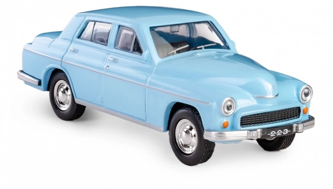 Klassisches PRL-Fahrzeug Warszawa 223 Blau