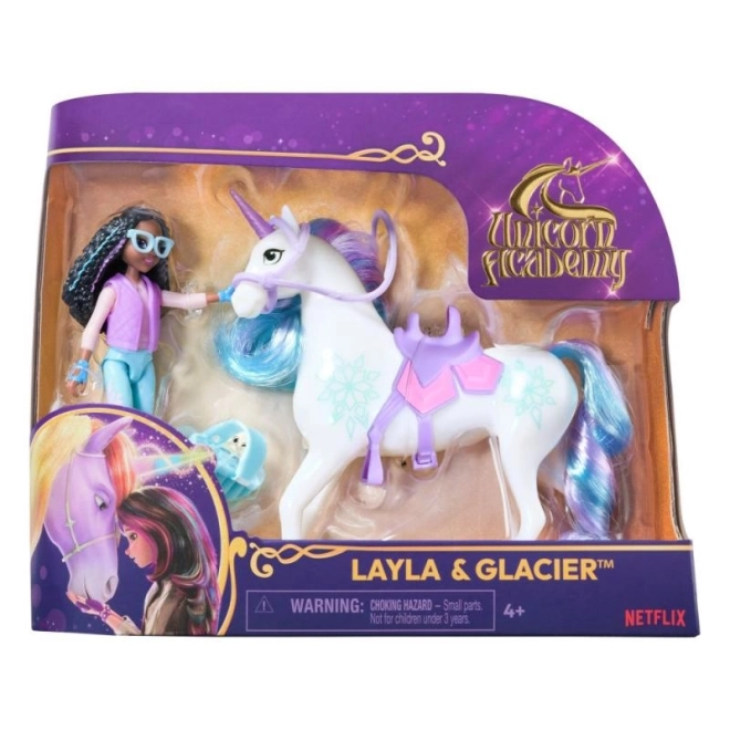 Unicorn Academy Figuren Layla und Glacier