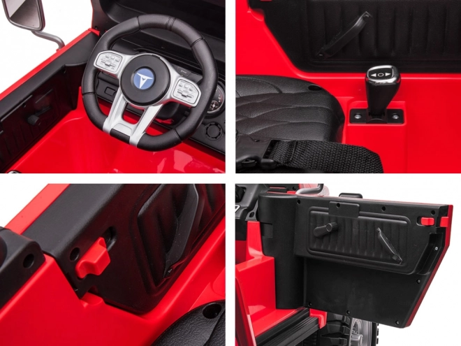 Elektrisches Kinderauto Toyota Land Cruiser – Rot