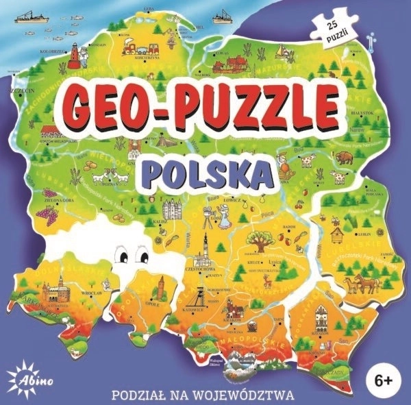 Geo-Puzzle Polen