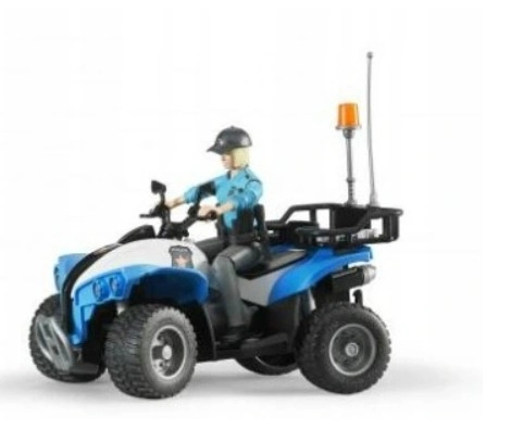 Inklusive voll ausgestatteter Polizistenfigur