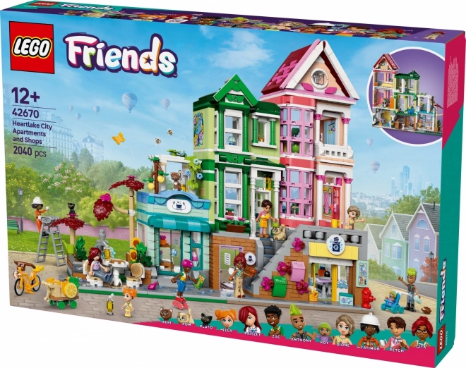 Lego Friends Herzseestadt Wohnungen und Geschäfte